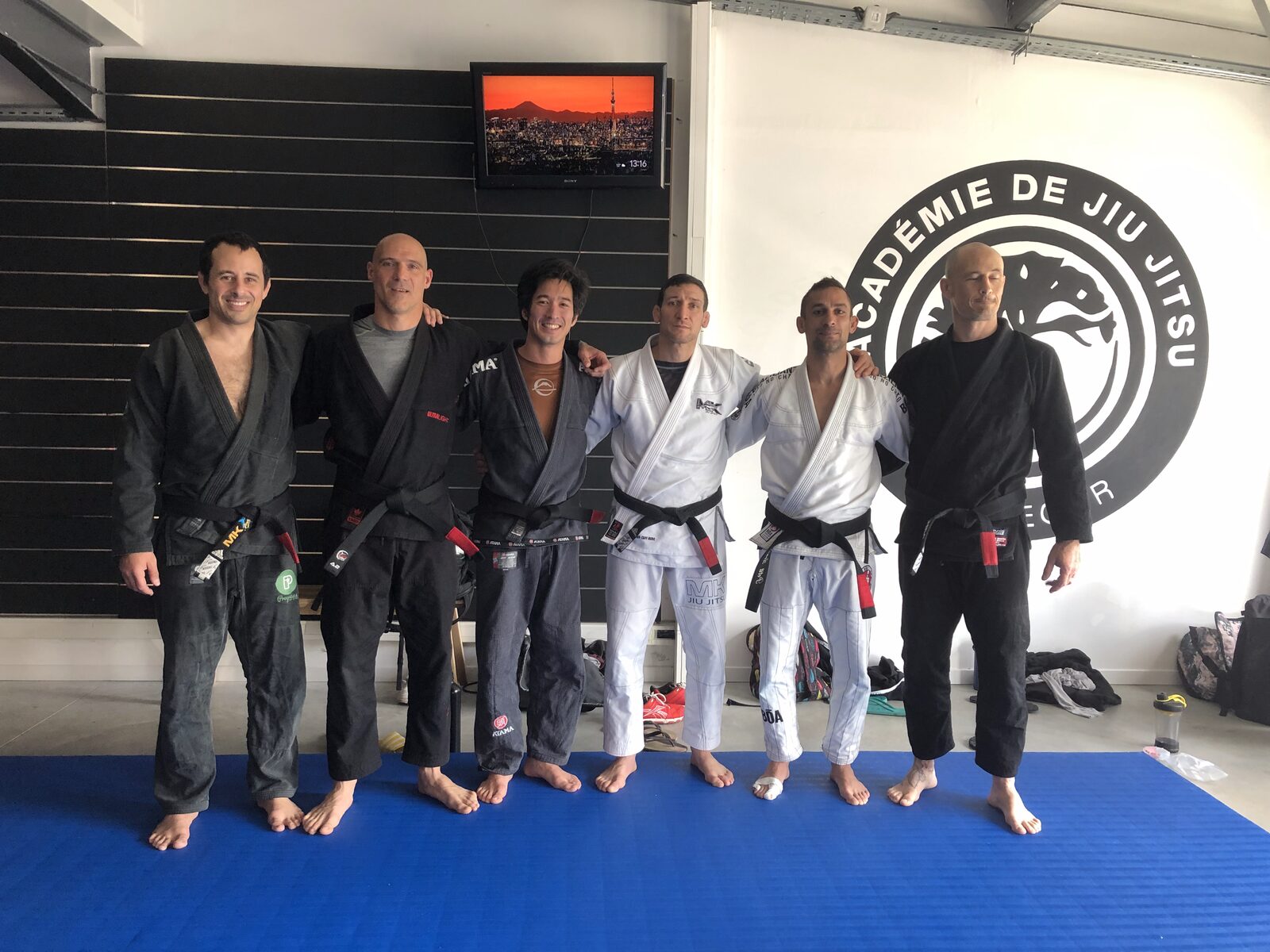 L'équipe de l'Académie de Jiu-Jitsu Hossegor, 2022